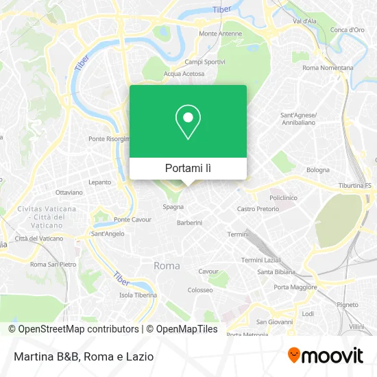 Mappa Martina B&B
