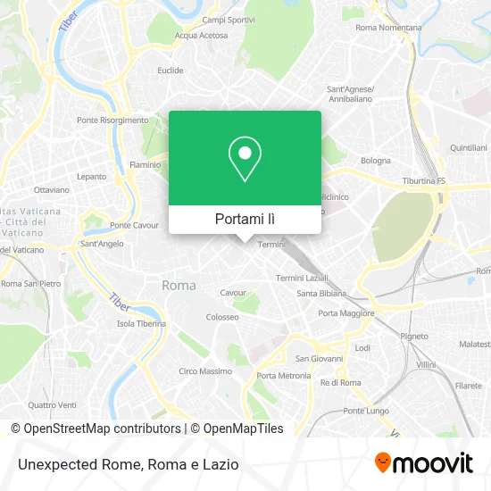 Mappa Unexpected Rome