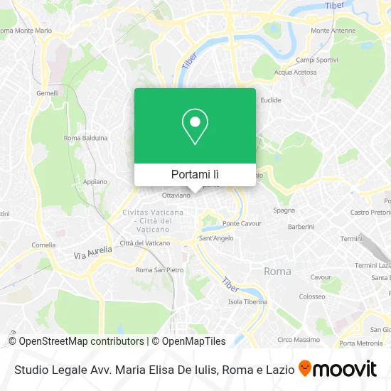 Mappa Studio Legale Avv. Maria Elisa De Iulis