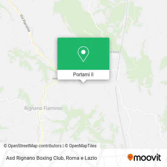 Mappa Asd Rignano Boxing Club