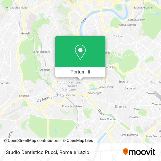 Mappa Studio Dentistico Pucci