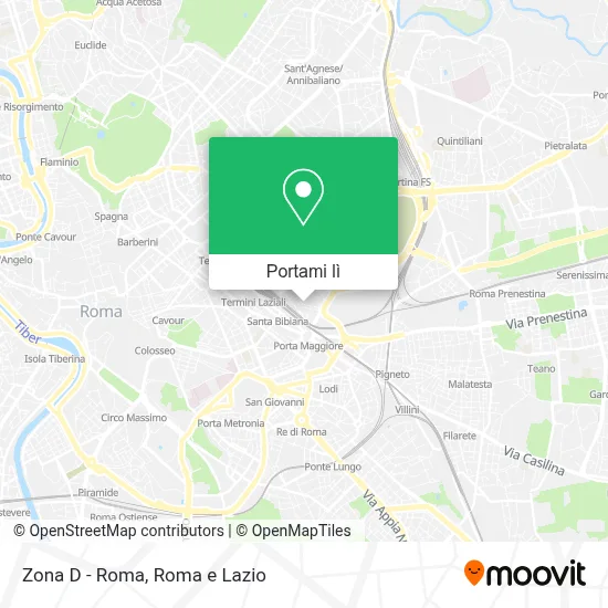 Mappa Zona D - Roma