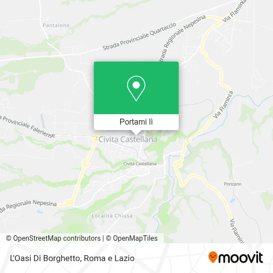 Mappa L'Oasi Di Borghetto