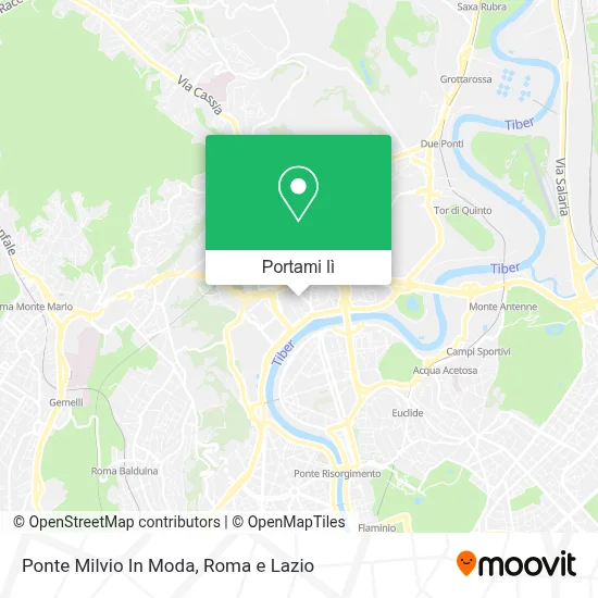 Mappa Ponte Milvio In Moda