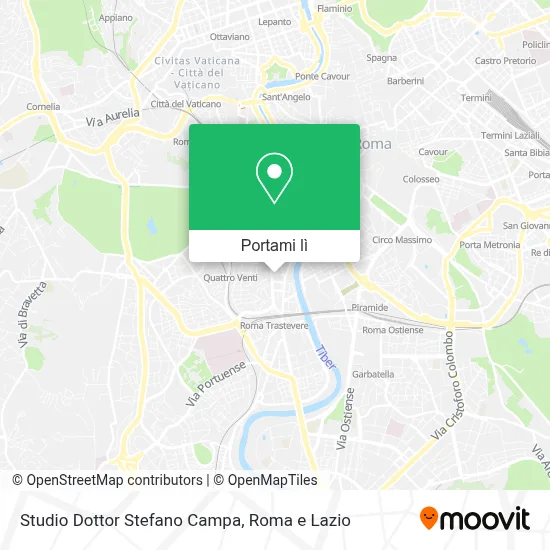 Mappa Studio Dottor Stefano Campa