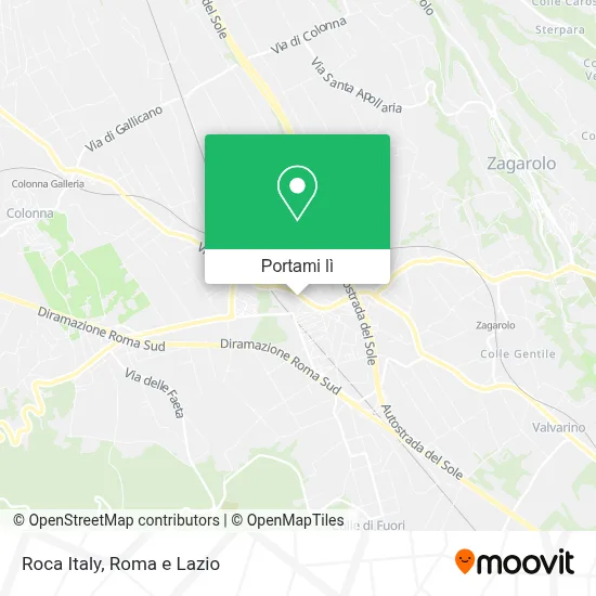 Mappa Roca Italy