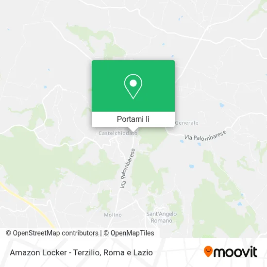 Mappa Amazon Locker - Terzilio