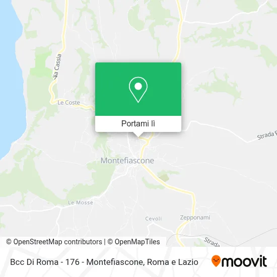 Mappa Bcc Di Roma - 176 - Montefiascone