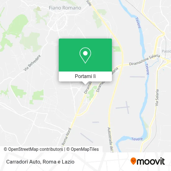 Mappa Carradori Auto