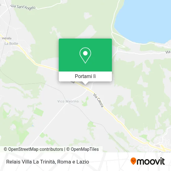 Mappa Relais Villa La Trinità