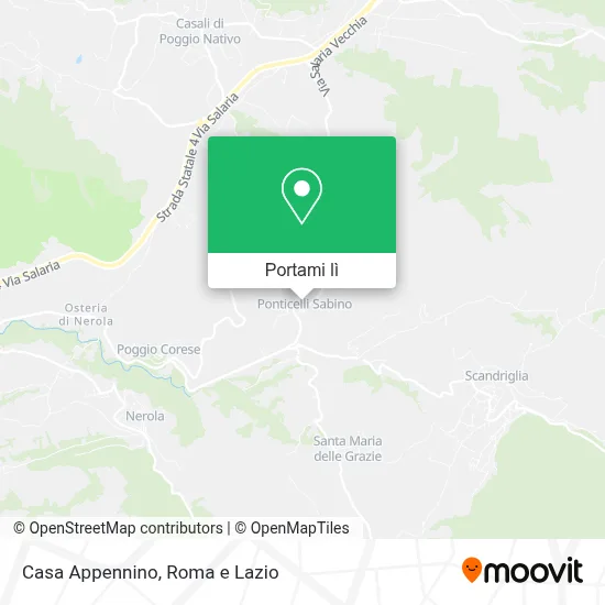 Mappa Casa Appennino