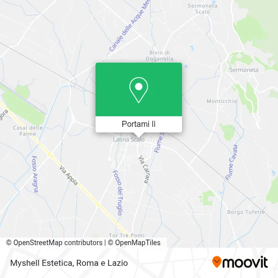Mappa Myshell Estetica
