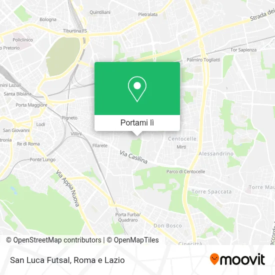 Mappa San Luca Futsal