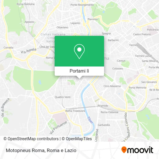 Mappa Motopneus Roma