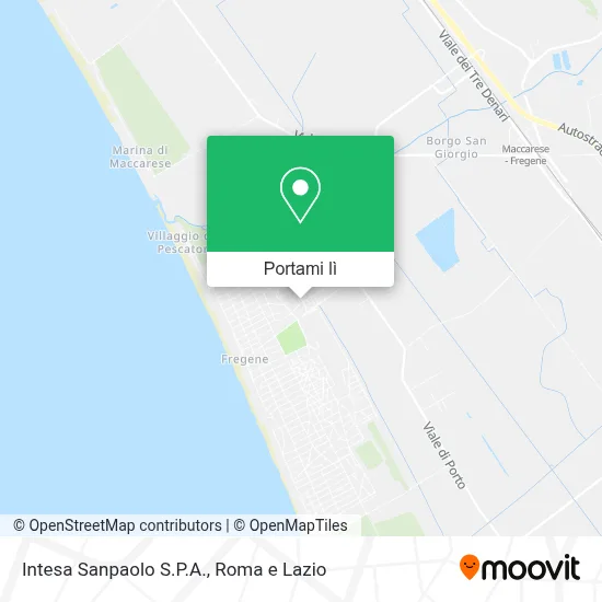 Mappa Intesa Sanpaolo S.P.A.