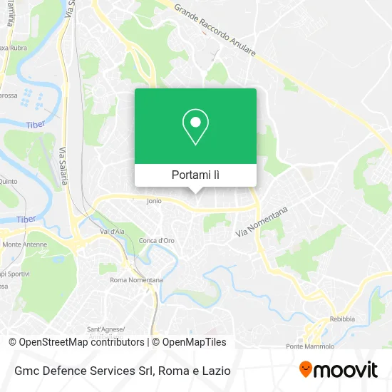 Mappa Gmc Defence Services Srl