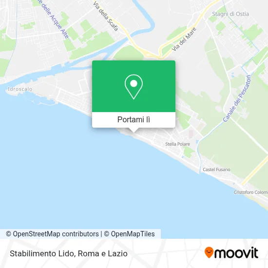 Mappa Stabilimento Lido