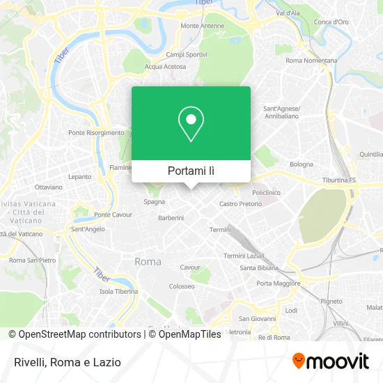 Mappa Rivelli