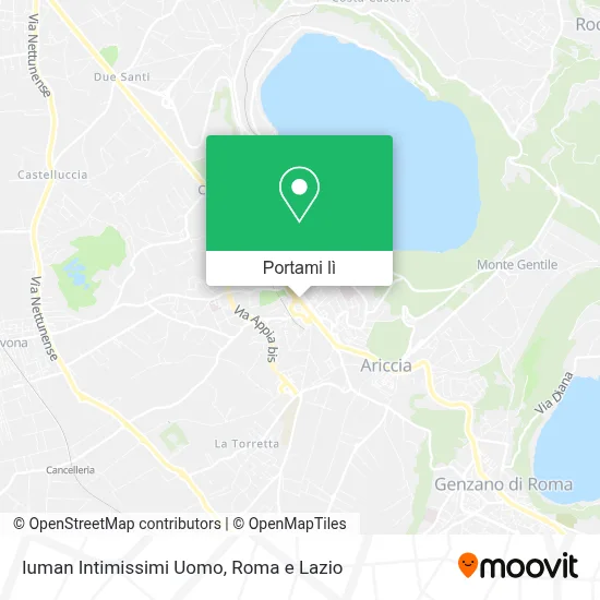 Mappa Iuman Intimissimi Uomo