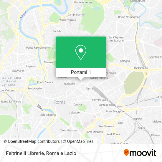 Mappa Feltrinelli Librerie