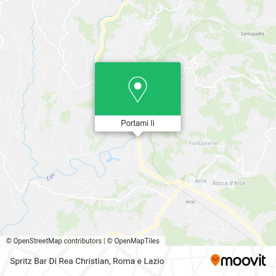 Mappa Spritz Bar Di Rea Christian