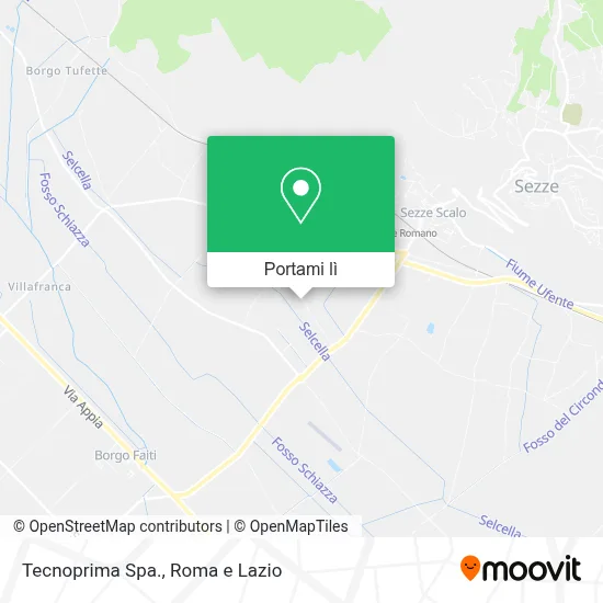 Mappa Tecnoprima Spa.