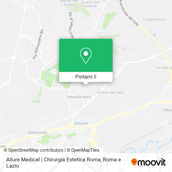 Mappa Allure Medical | Chirurgia Estetica Roma