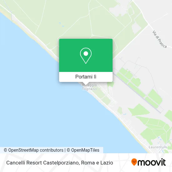 Mappa Cancelli Resort Castelporziano