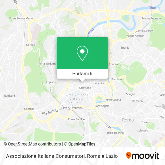 Mappa Associazione Italiana Consumatori