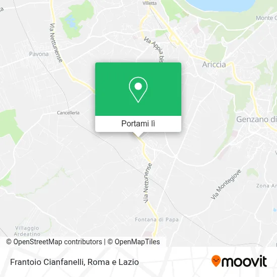Mappa Frantoio Cianfanelli