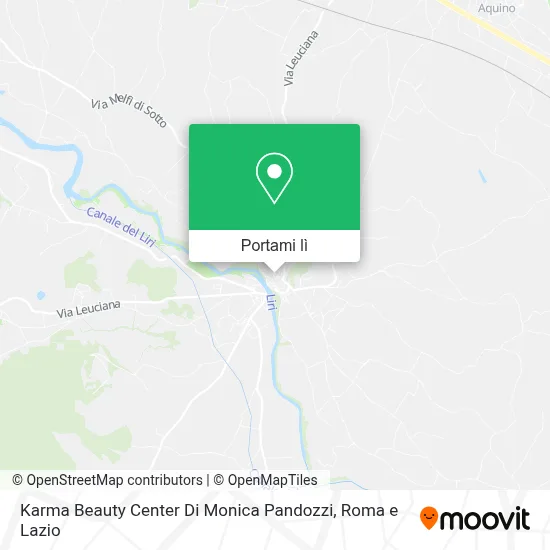 Mappa Karma Beauty Center Di Monica Pandozzi