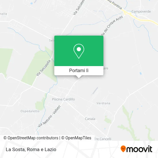 Mappa La Sosta