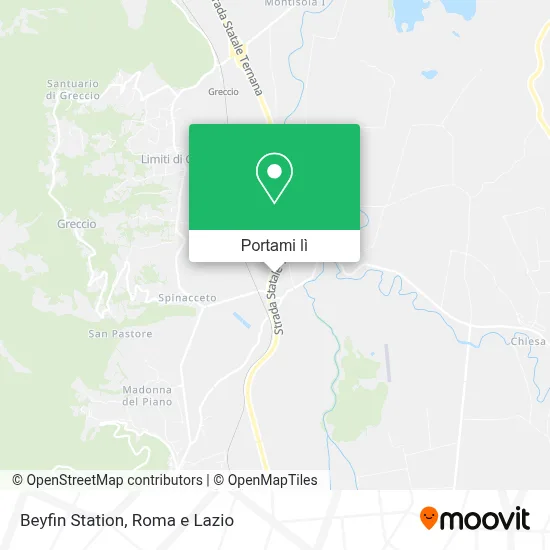 Mappa Beyfin Station