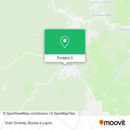 Mappa Visit Orvinio