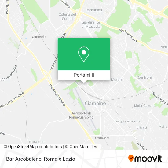 Mappa Bar Arcobaleno