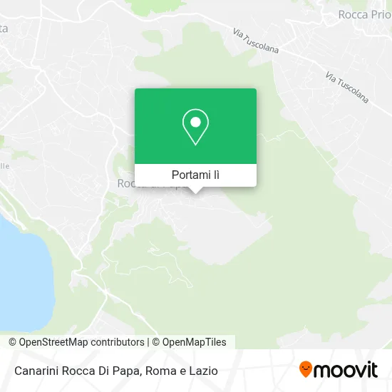 Mappa Canarini Rocca Di Papa