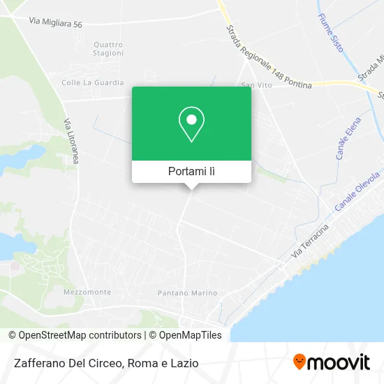 Mappa Zafferano Del Circeo