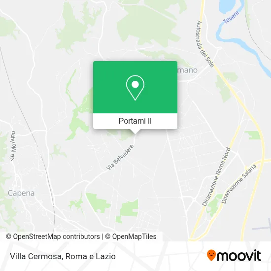 Mappa Villa Cermosa