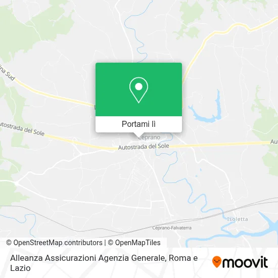 Mappa Alleanza Assicurazioni Agenzia Generale
