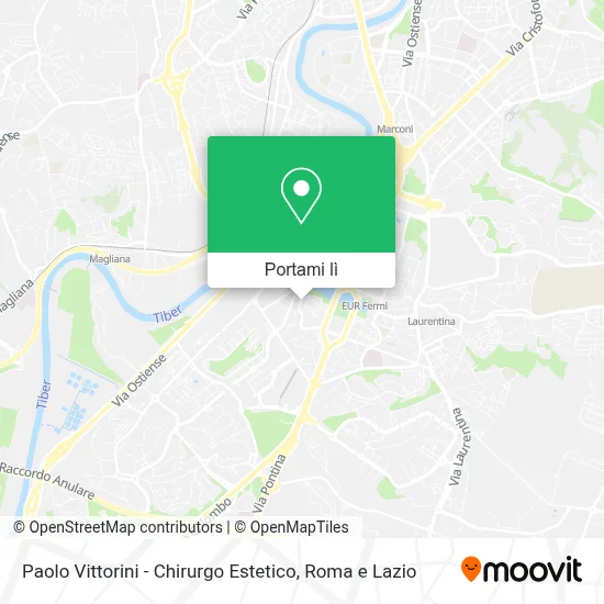 Mappa Paolo Vittorini - Chirurgo Estetico
