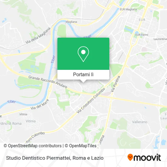 Mappa Studio Dentistico Piermattei