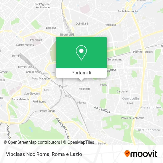 Mappa Vipclass Ncc Roma