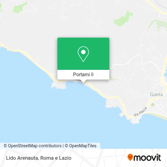 Mappa Lido Arenauta