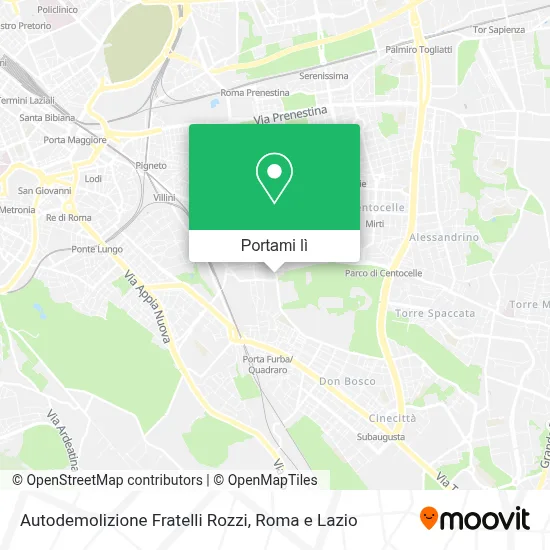 Mappa Autodemolizione Fratelli Rozzi