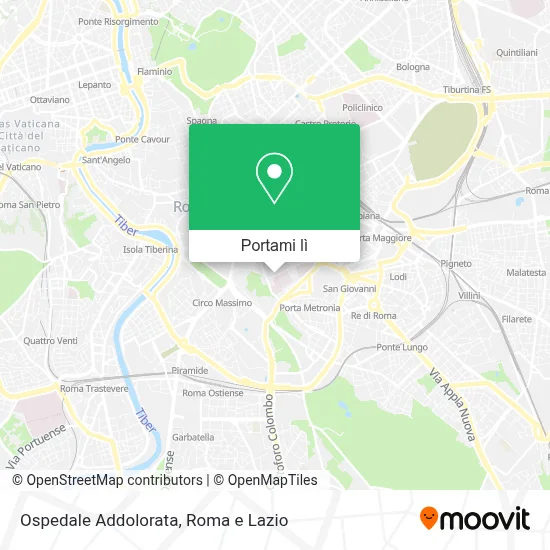 Mappa Ospedale Addolorata