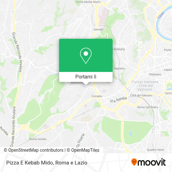 Mappa Pizza E Kebab Mido