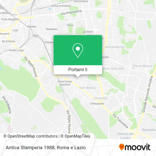 Mappa Antica Stamperia 1988