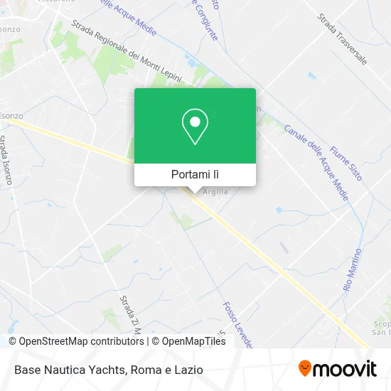 Mappa Base Nautica Yachts