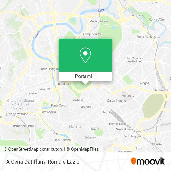 Mappa A Cena Datiffany