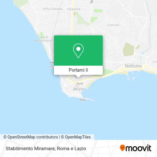Mappa Stabilimento Miramare